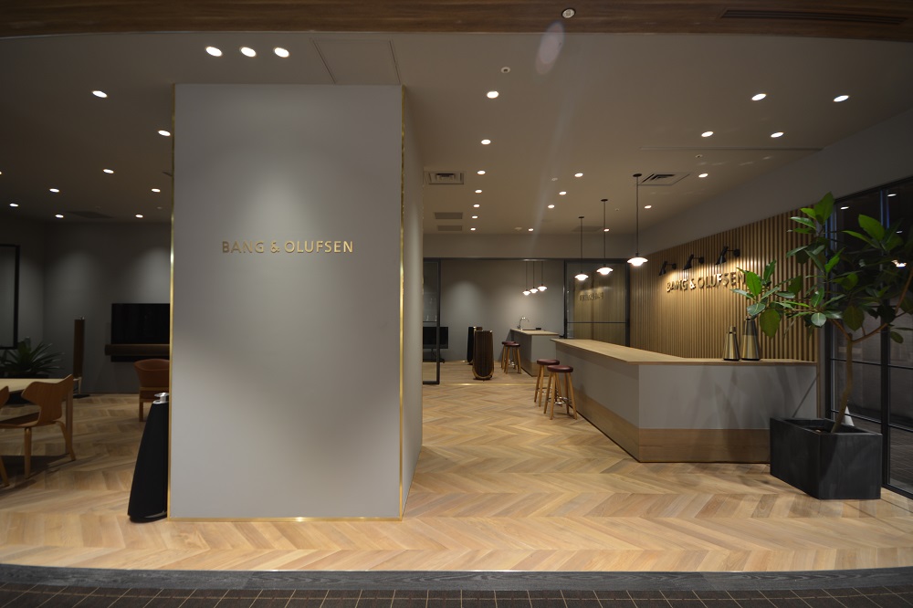 「BANG & OLUFSEN 日本橋」に弊社製品をご採用いただきました
