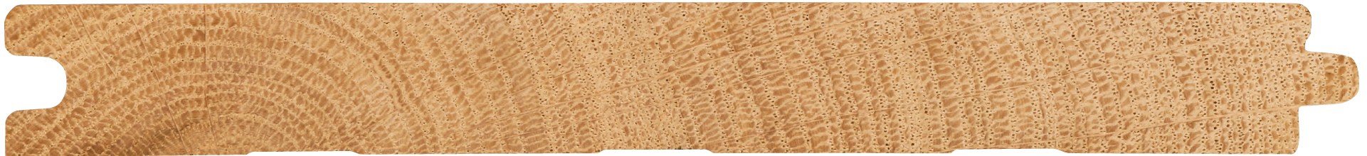 無垢フローリングの断面