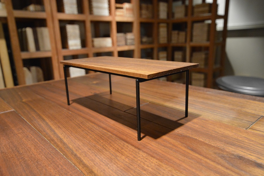 東京ショールーム ミニチュアテーブル新登場 無垢フローリング 無垢材 無垢内装材 マルホン